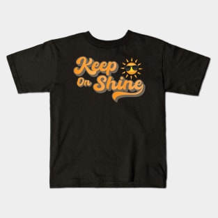 Keep On Shine cool smile Kids T-Shirt